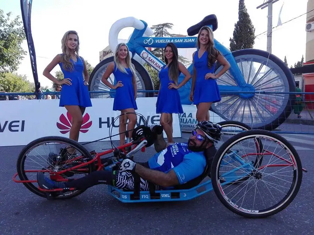 Ciclismo adaptado: un santafesino ganó la medalla de plata en San Juan