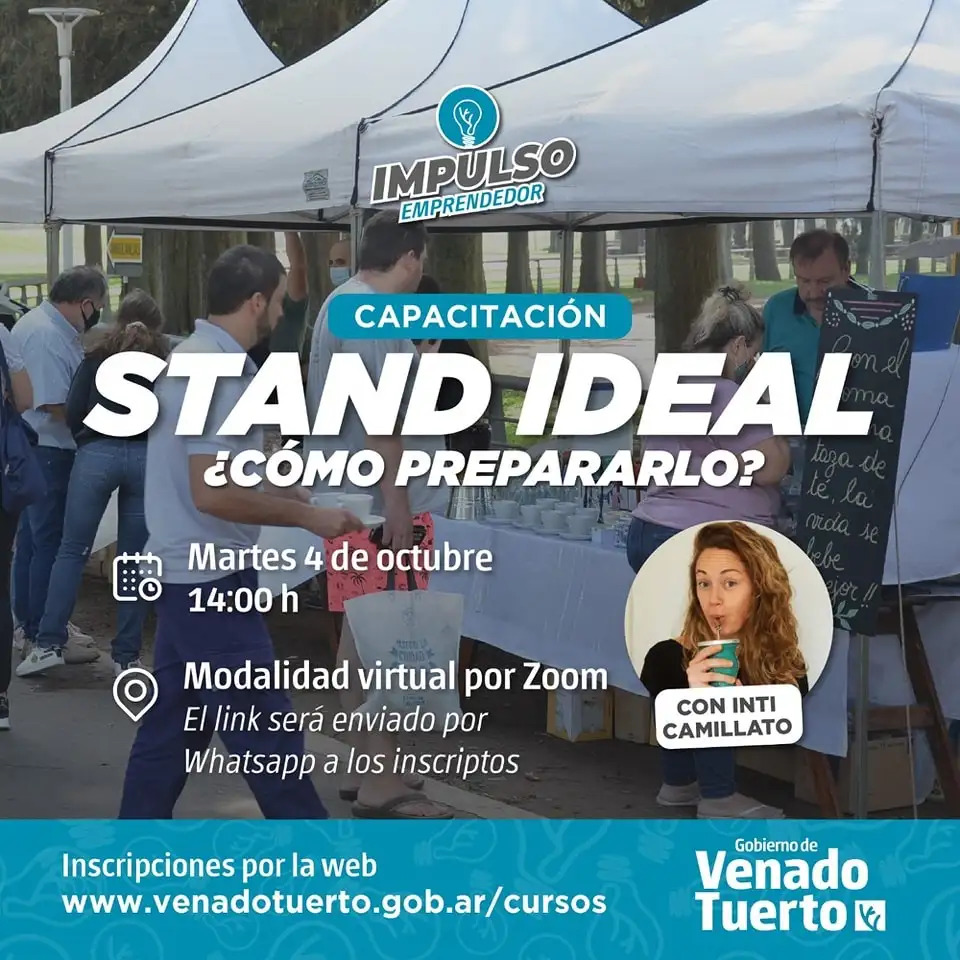 Capacitación en stand de emprendedores para ferias y showrooms