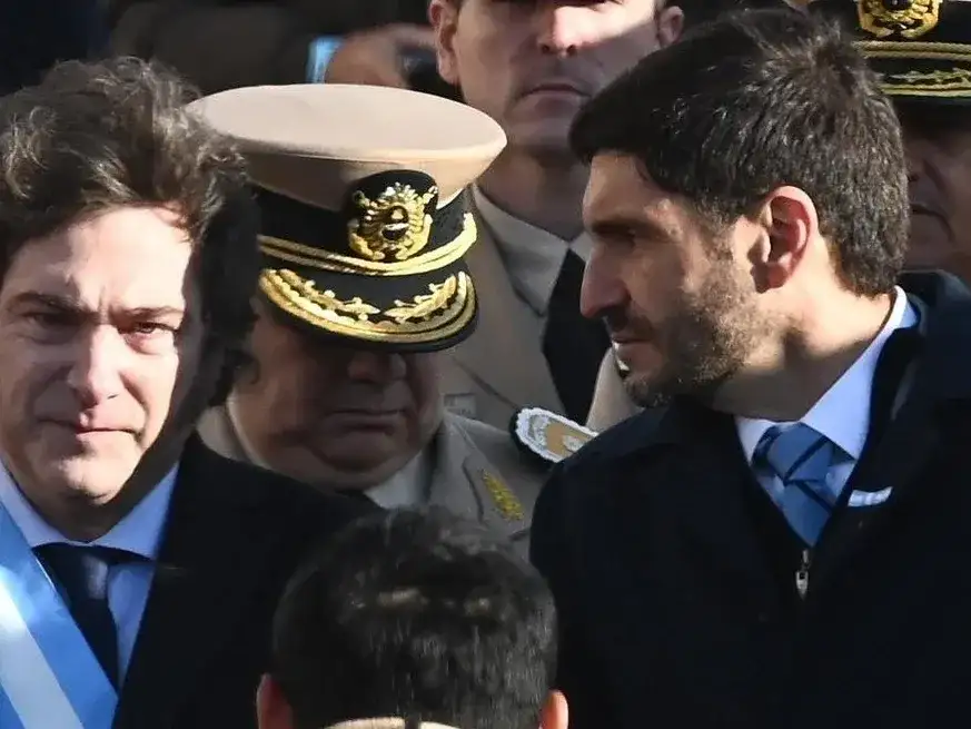 El reclamo de Maximiliano Pullaro al gobierno de Javier Milei por fondos adeudados y recortes en obra pública es de larga data. El 20 de junio de 2024, el santafesino fue categórico durante el acto en Rosario. Créditos: Mauricio Garin