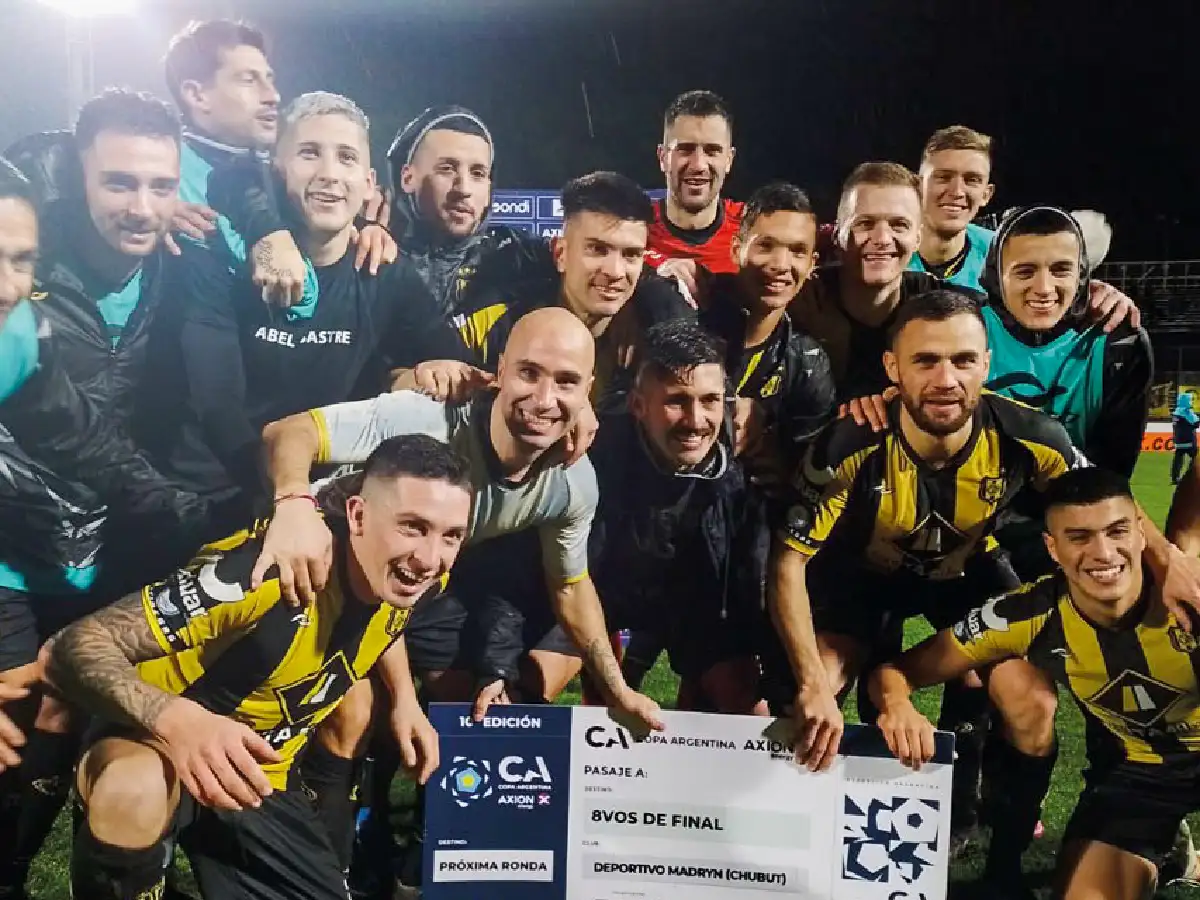 Madryn dio otro batacazo en la Copa Argentina 