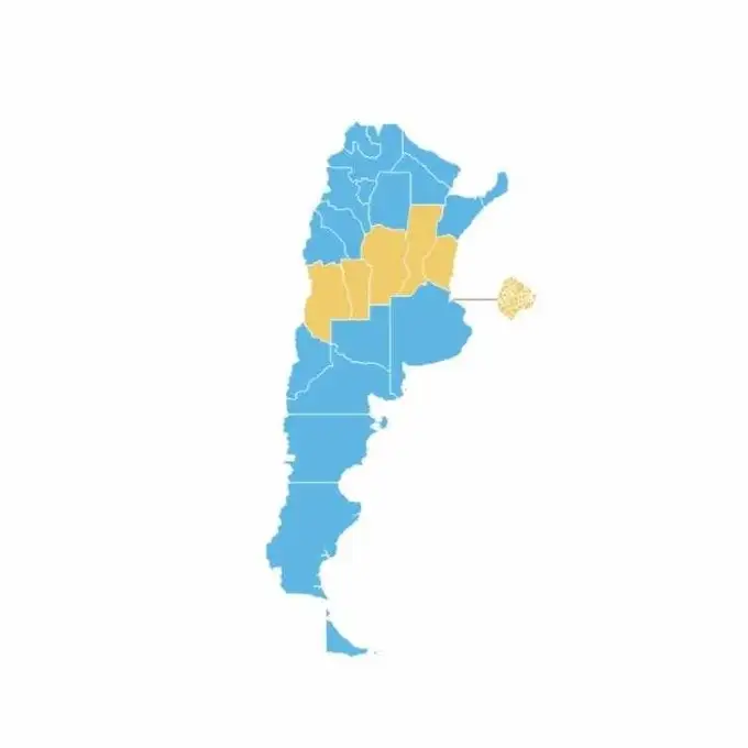 Así quedó el mapa de resultados en todo el país
