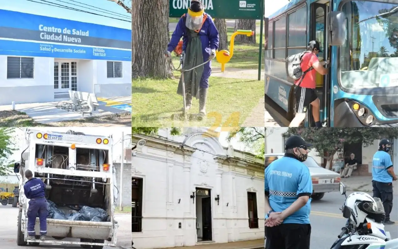 Prestación de servicios municipales durante el feriado largo