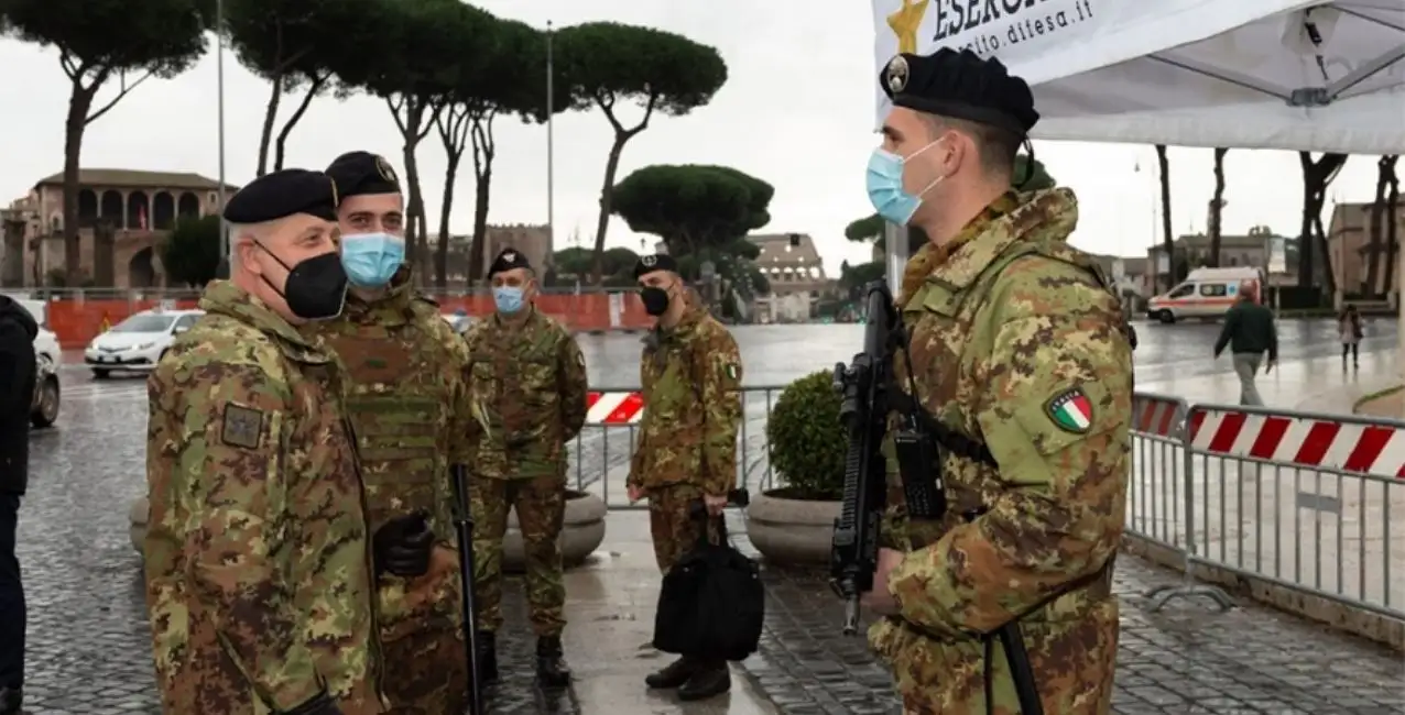 Unidades del Ejército italiano realizarán test de coronavirus