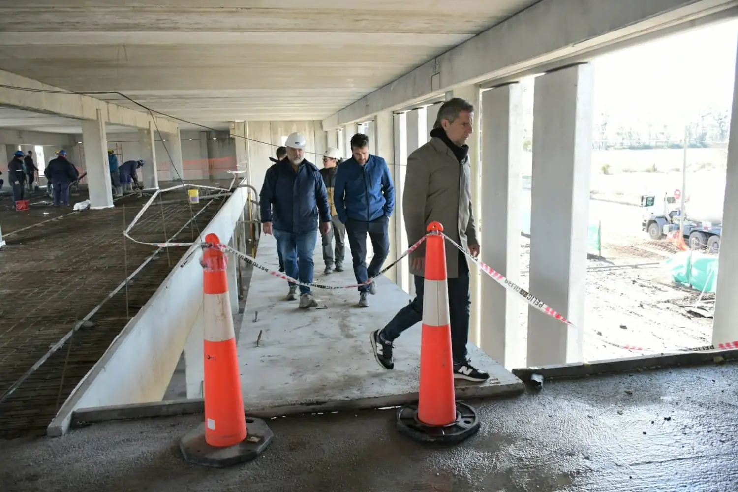 Bernarte recorrió el predio: "Esta obra que es fundamental para seguir consolidando a San Francisco como ciudad universitaria”.