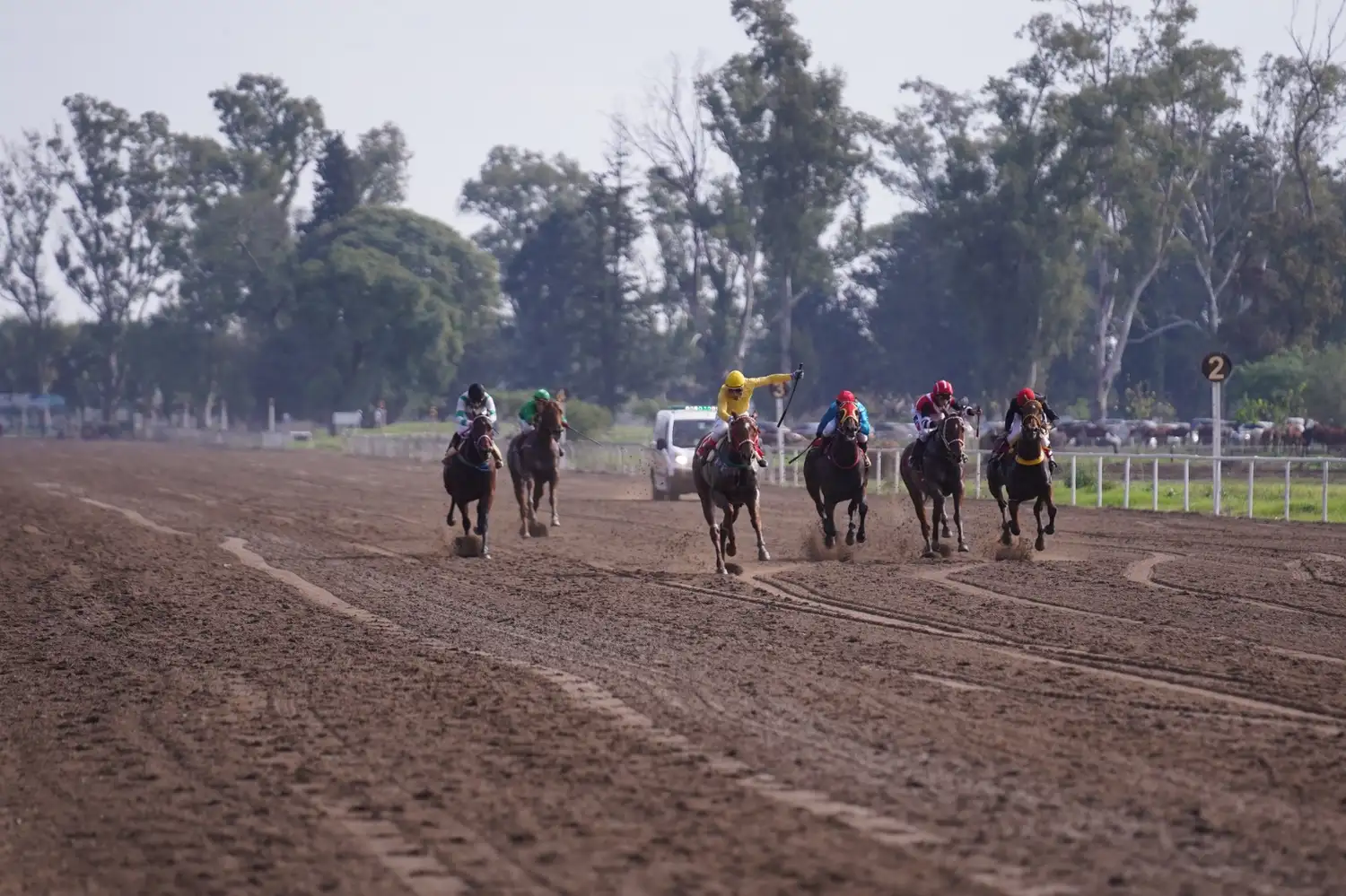 La tradicional recta del "Boero" no tendrá acción este domingo.