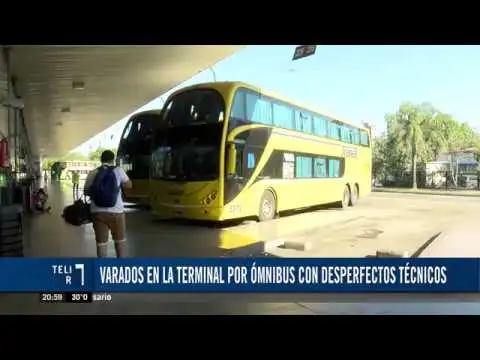 Rosario: Dos micros de larga distancia no pasaron los controles