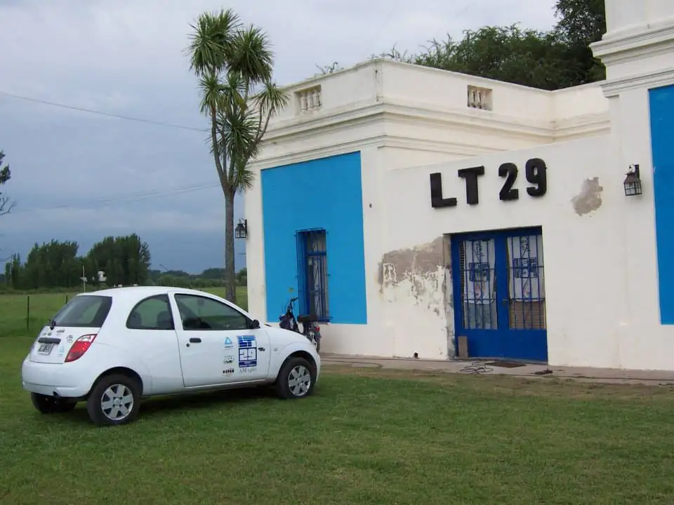 La planta transmisora de LT29 ubicada en el barrio Juan XXIII.