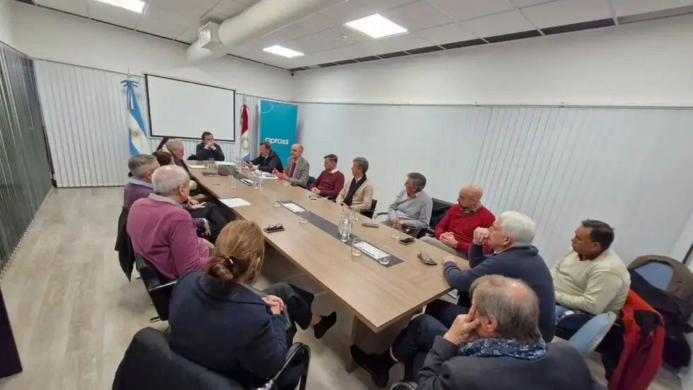 En la sede de Apross, se reunieron las aseguradoras de salud y obras sociales, los financiadores del sistema. (Gentileza Apross)