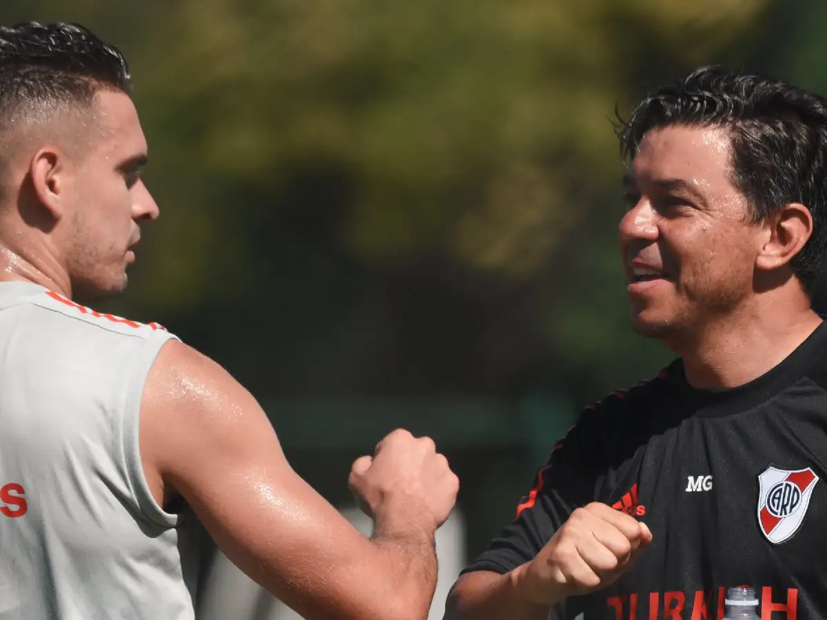 En River, la prioridad de Gallardo es conservar el plantel 