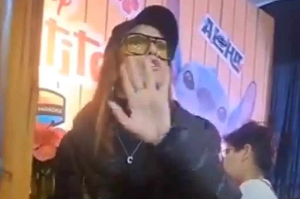 Captura de pantalla tomada del video