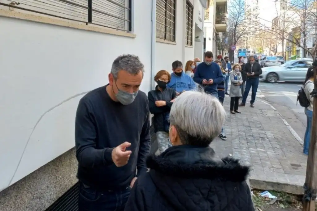 Votó Pablo Javkin y consideró que cerca de las 22 estarán “las primeras tendencias”
