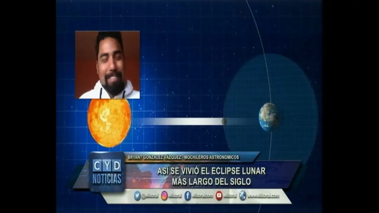 Así se vivió el eclipse lunar más largo del siglo