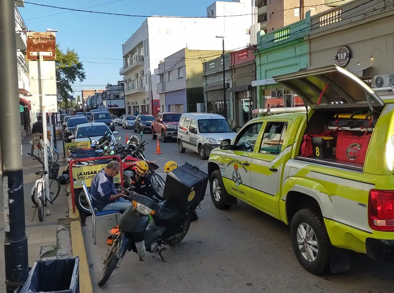 Motociclista lesionado en zona céntrica de Venado