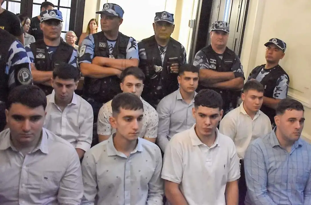 Los ocho rugbiers antes de la sentencia por el crimen de Fernando Báez Sosa
