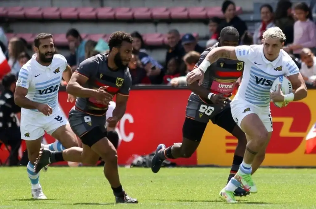 Seven de Toulouse: Los Pumas 7s le ganaron a Alemania y se acercan a París 2024