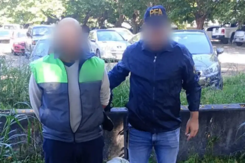 El hombre de 44 años fue detenido en San Fernando.
Foto: Agencia NA (Policía Federal).