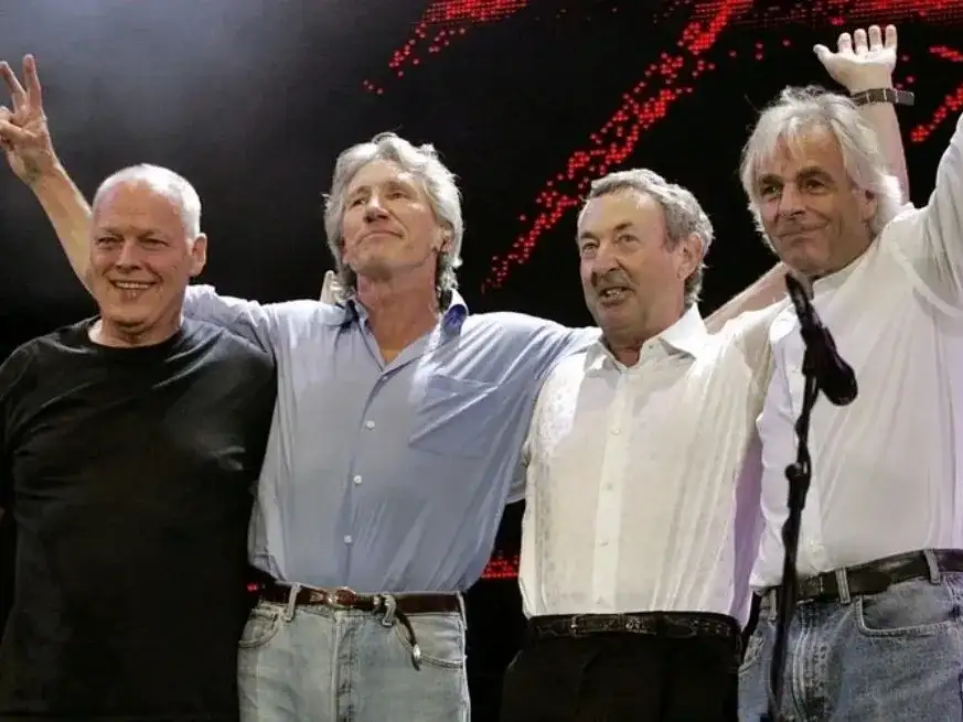 David Gilmour, Roger Waters, Nick Mason y Richard Wright.