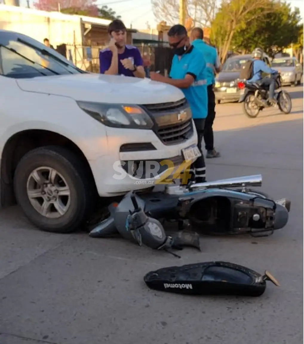 Dos accidentes con pocos minutos de diferencia el martes por la tarde
