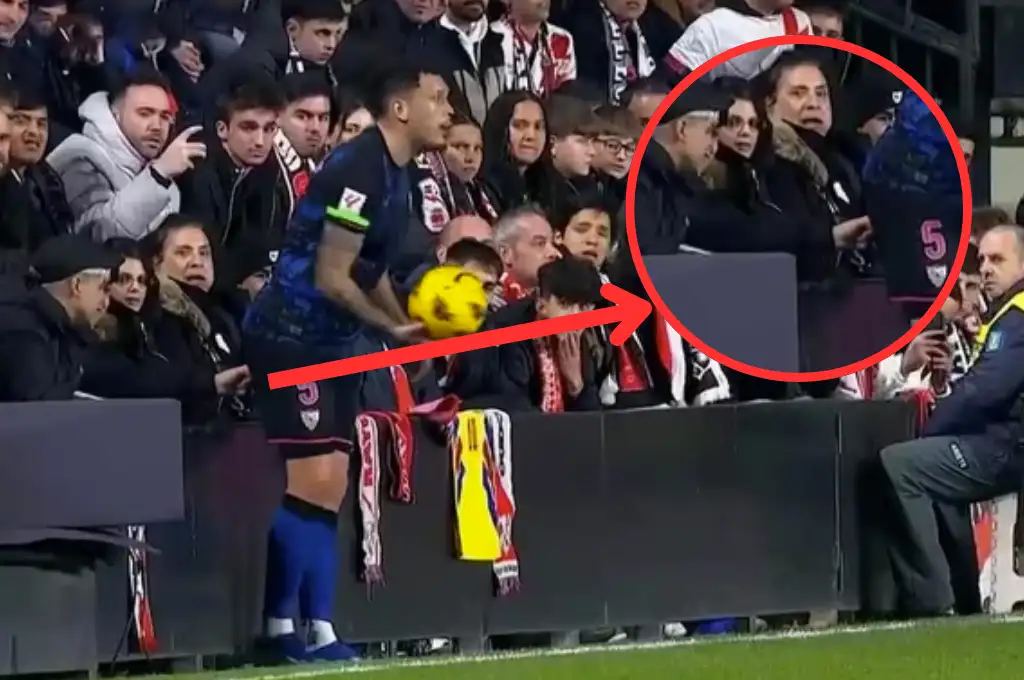 Un hincha le metió un dedo en el ano a Lucas Ocampos cuando estaba sacando un lateral