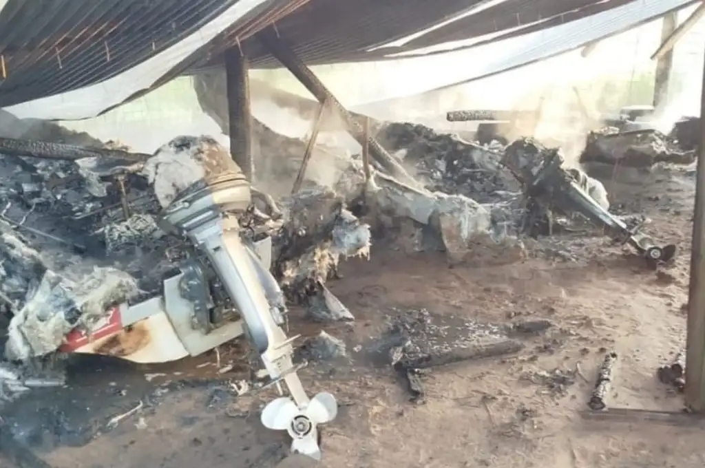 Es el segundo incidente con fuego ocurrido en pocos días en la zona. Foto: Gentileza