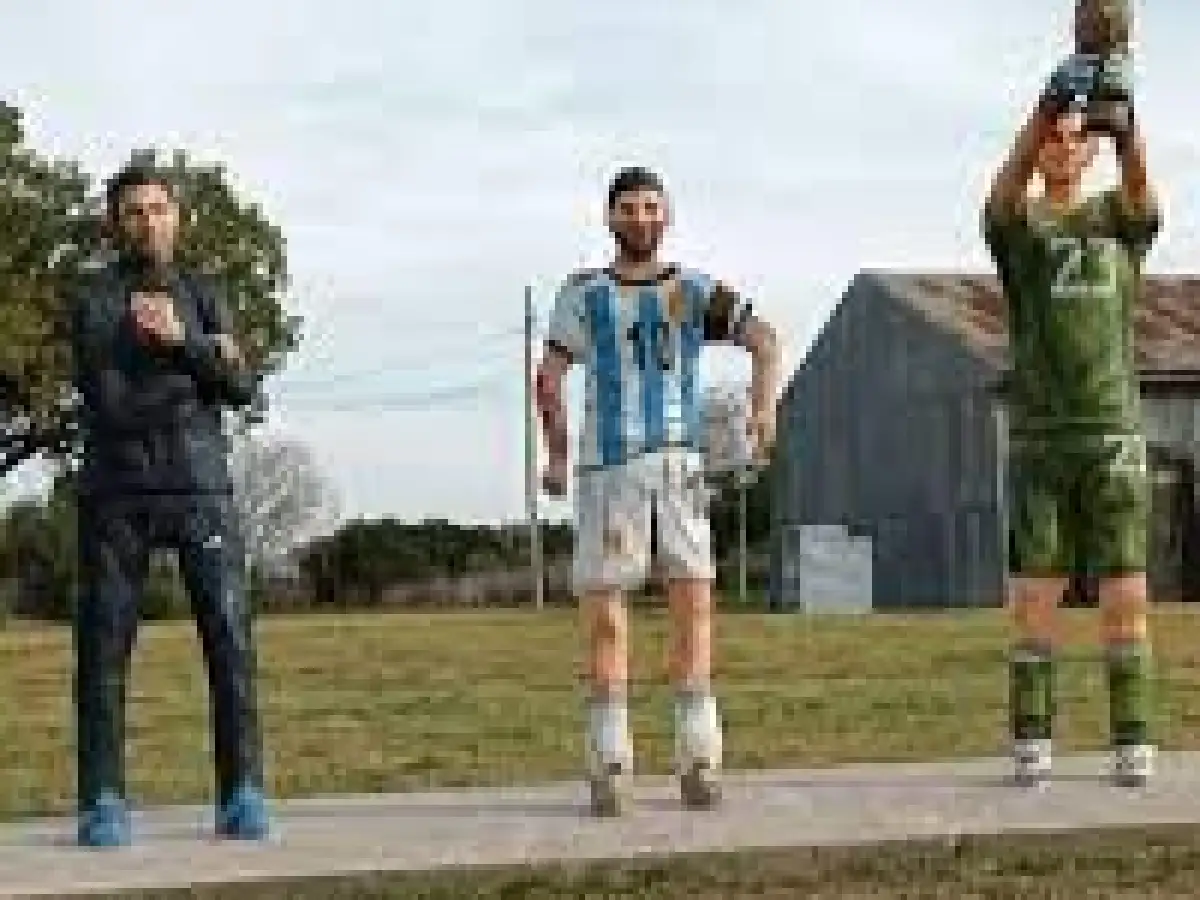 Los campeones del mundo fueron homenajeados en Entre Ríos con estatuas
