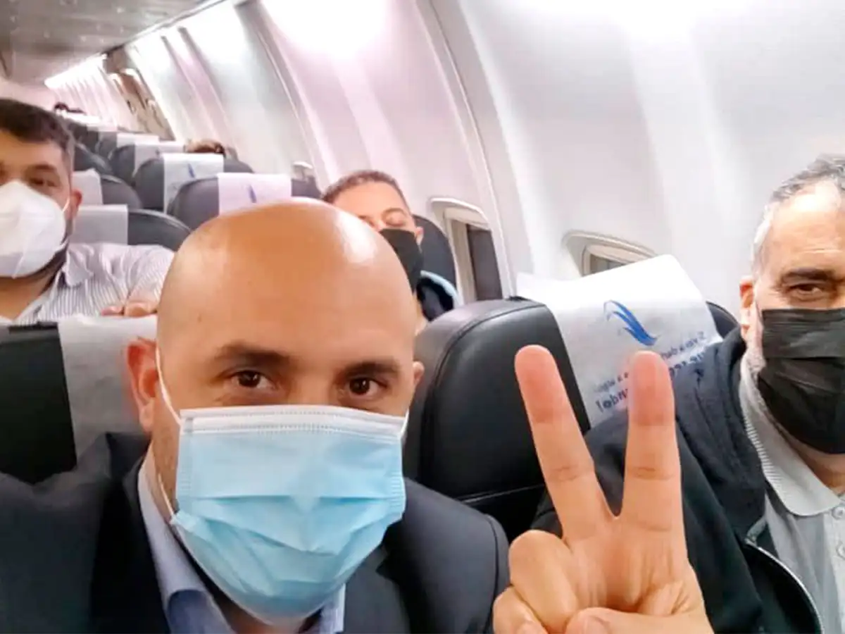 Avión venezolano-iraní: los cinco tripulantes que estaban retenidos se fueron esta madrugada a Venezuela