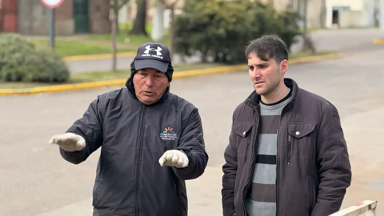 Elortondo continua con trabajos de mantenimiento.