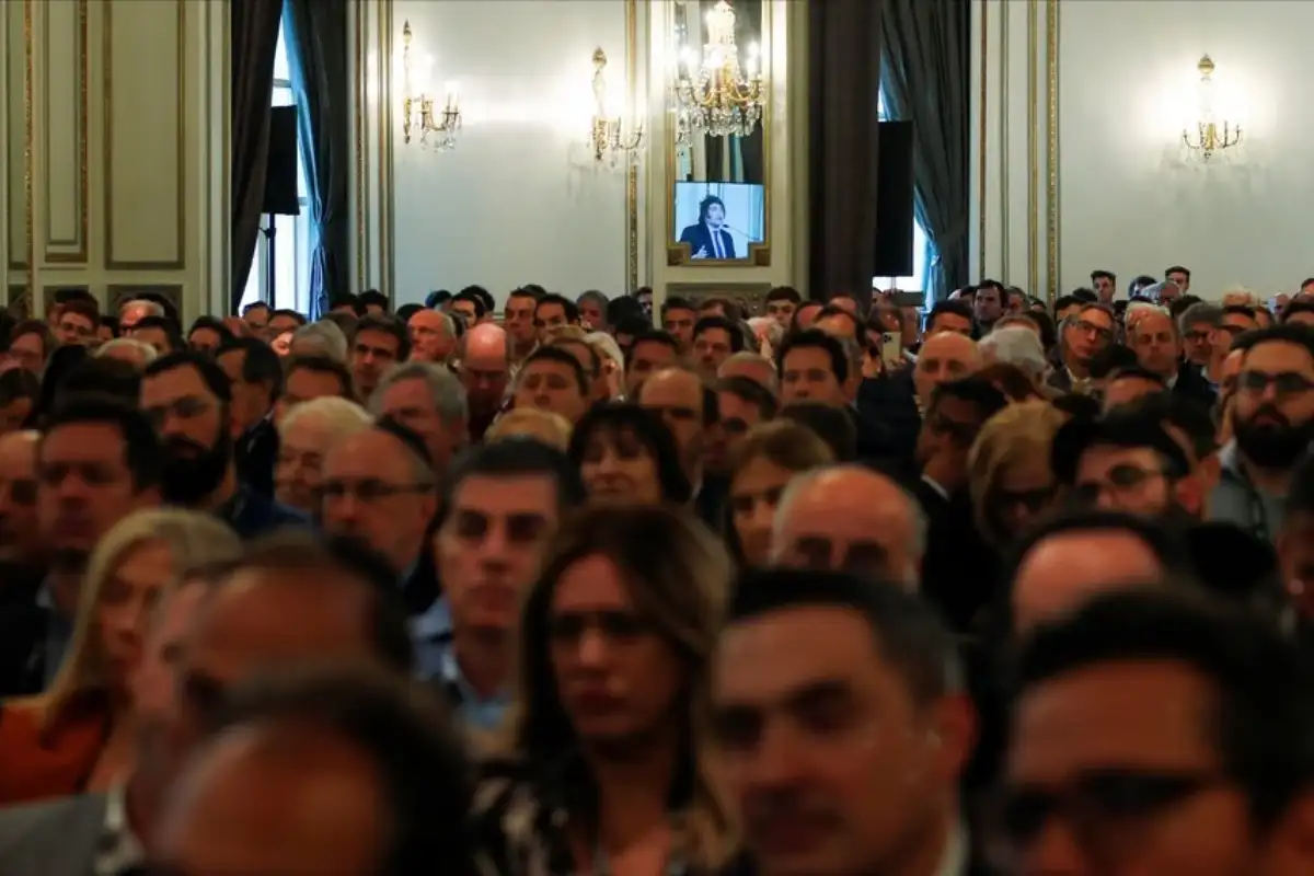 El candidato presidencial más votado en las PASO disertó ante referentes de la economía, las finanzas y los negocios de la Argentina.