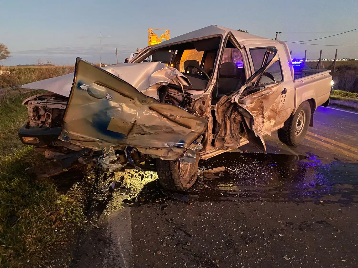 Accidente curva de Pastorino.