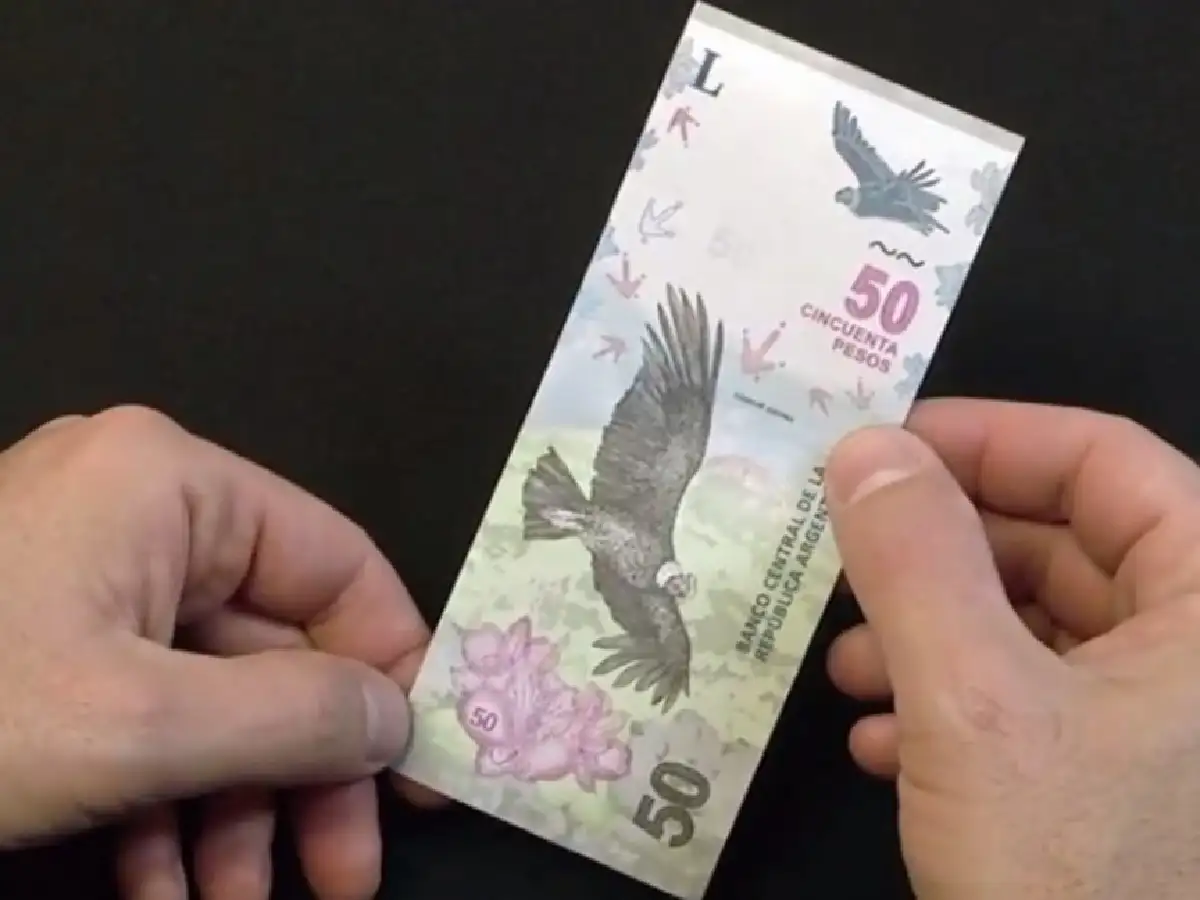 Los billetes de $50 ahora tendrán un cóndor como imagen
