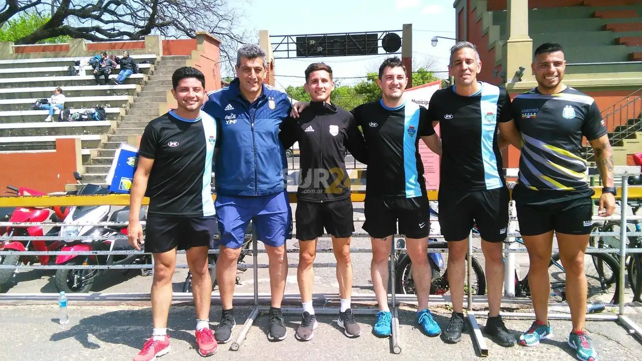 Árbitros venadenses rindieron exámenes físicos en Rosario