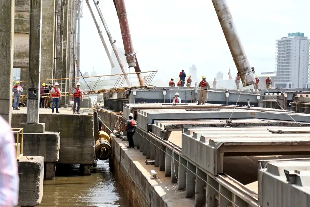 El Puerto de Santa Fe despachó siete mil toneladas de trigo