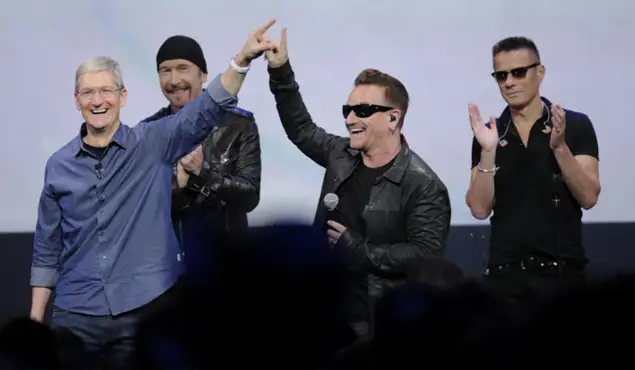U2 entregó su nuevo disco a través de iTunes