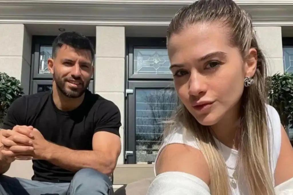 Sergio Agüero y Sofía Calzetti