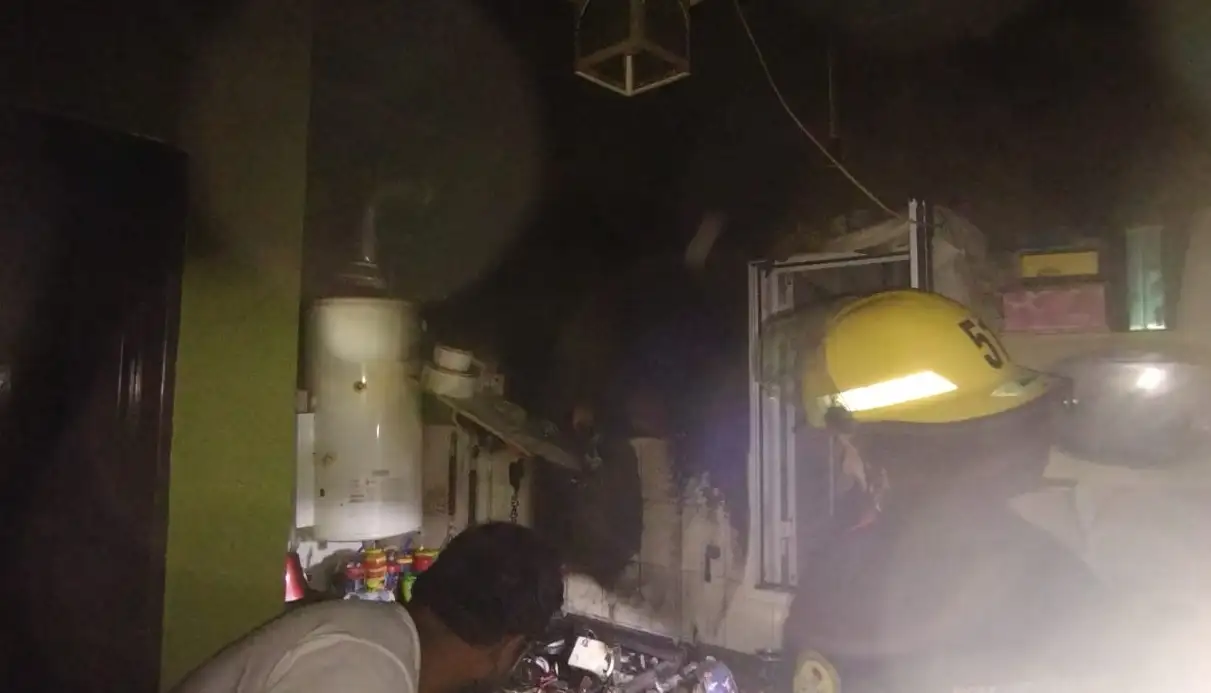 Venado Tuerto: incendio en la cocina de una vivienda