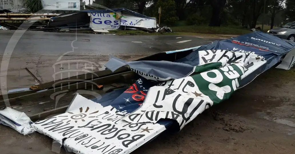 Saldo del temporal: una familia evacuada y múltiples daños