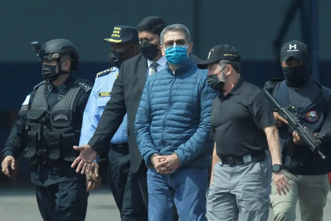 El expresidente de Honduras Juan Orlando Hernández