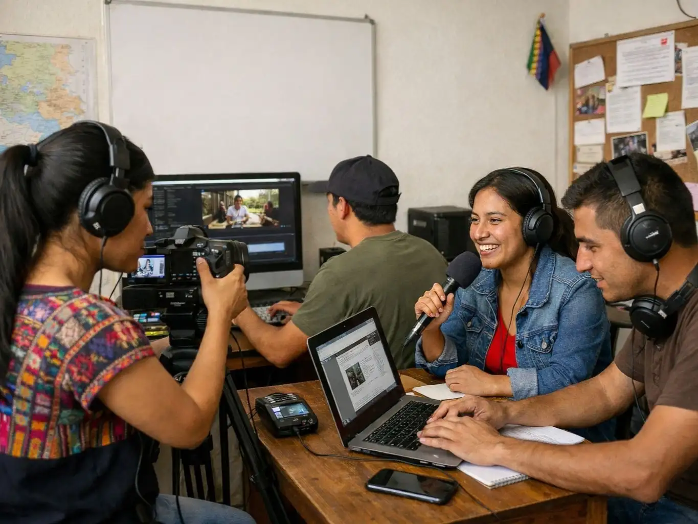 La organizaciones del tercer sector encuentran en la comunicación comunitaria el camino para construir
identidad, legitimidad, movilizar recursos y fortalecer su impacto territorial. Foto: Gentileza