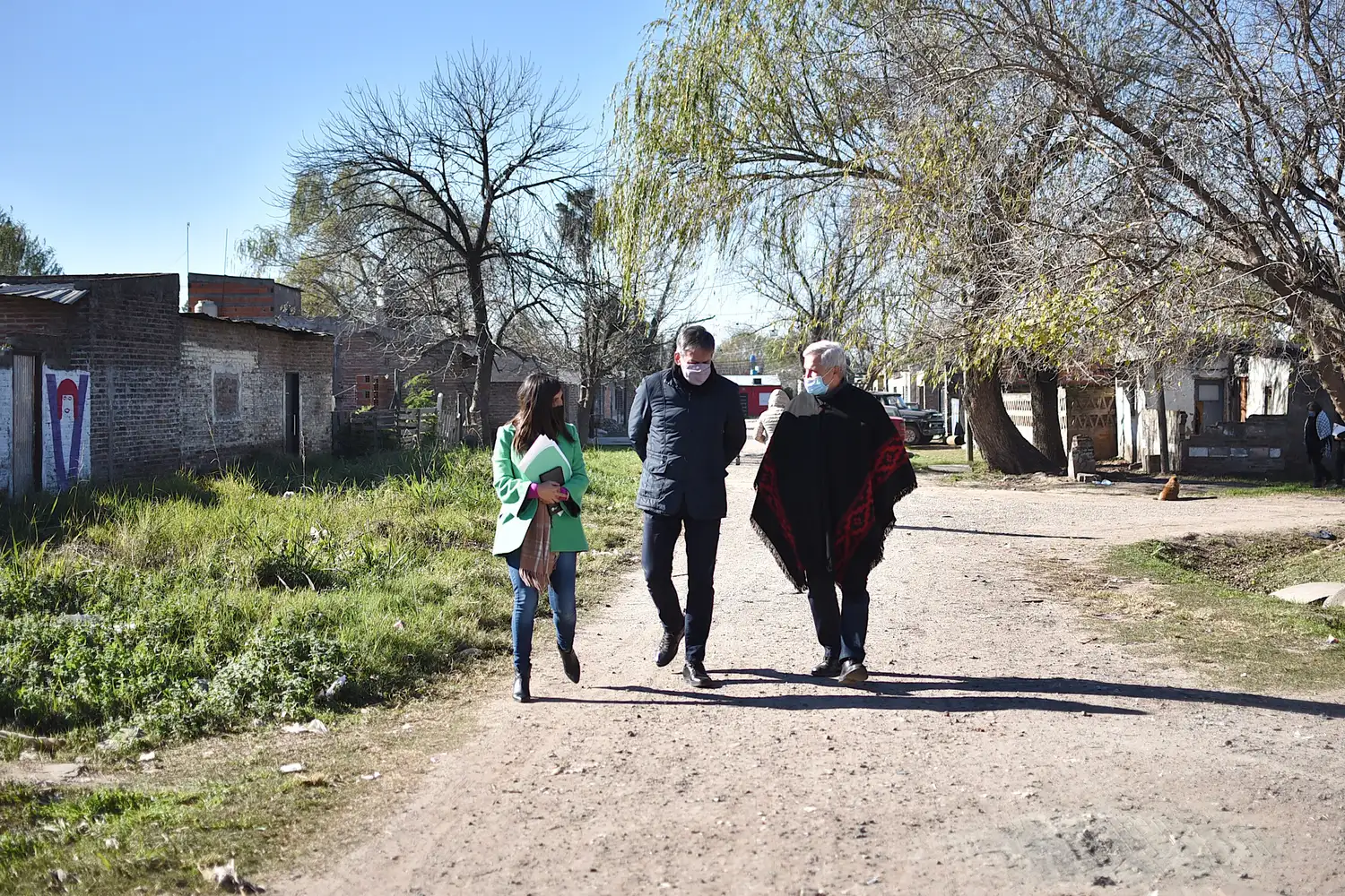 Jatón se reunió con el padre Axel por las obras que se inician en barrios del Noroeste