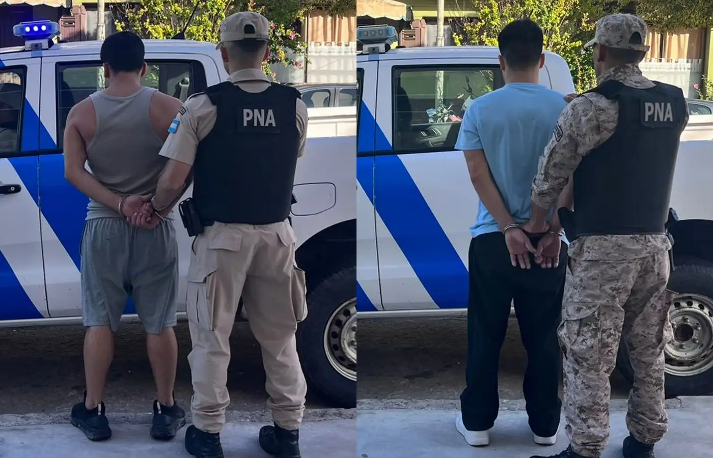 Los sujetos participaron de una riña en el barrio Villa Lourdes.