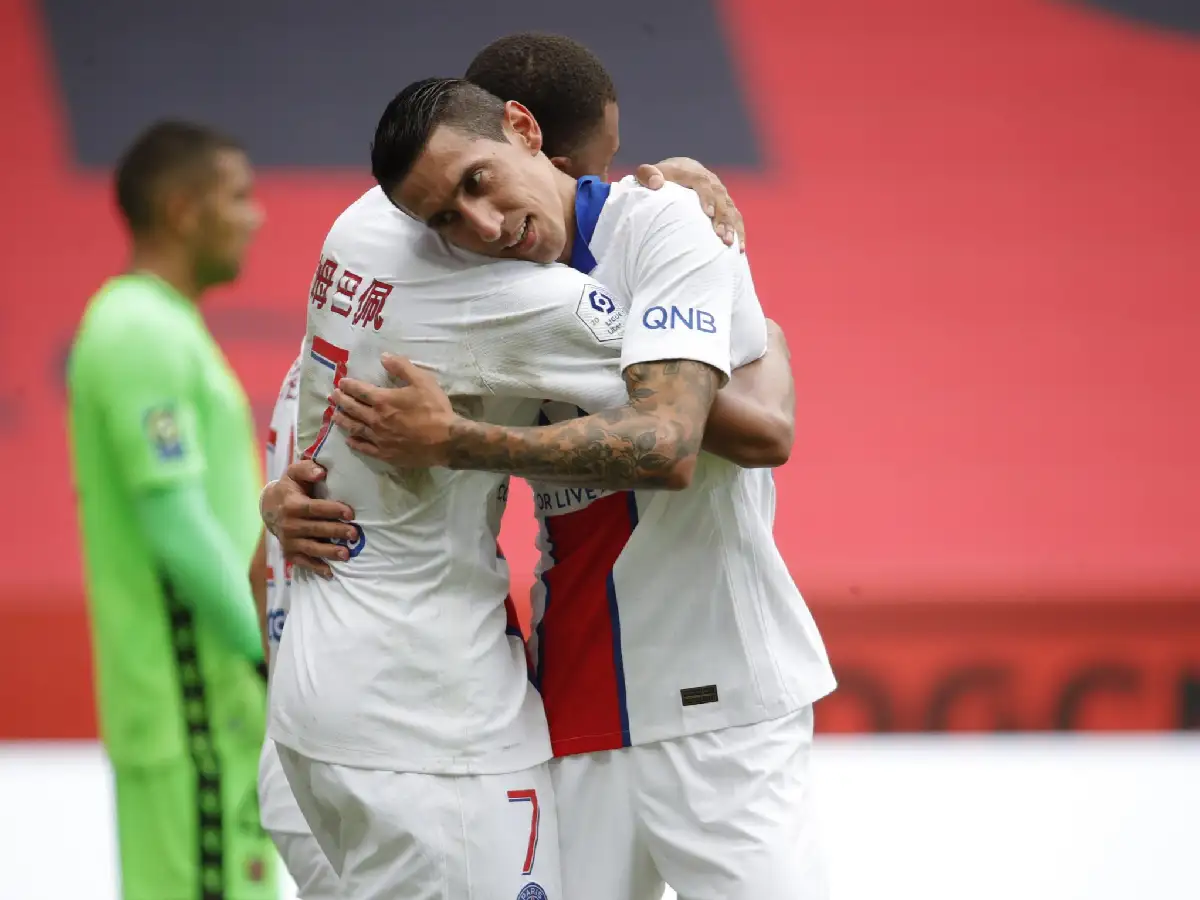 Di María se lució en el triunfo de PSG