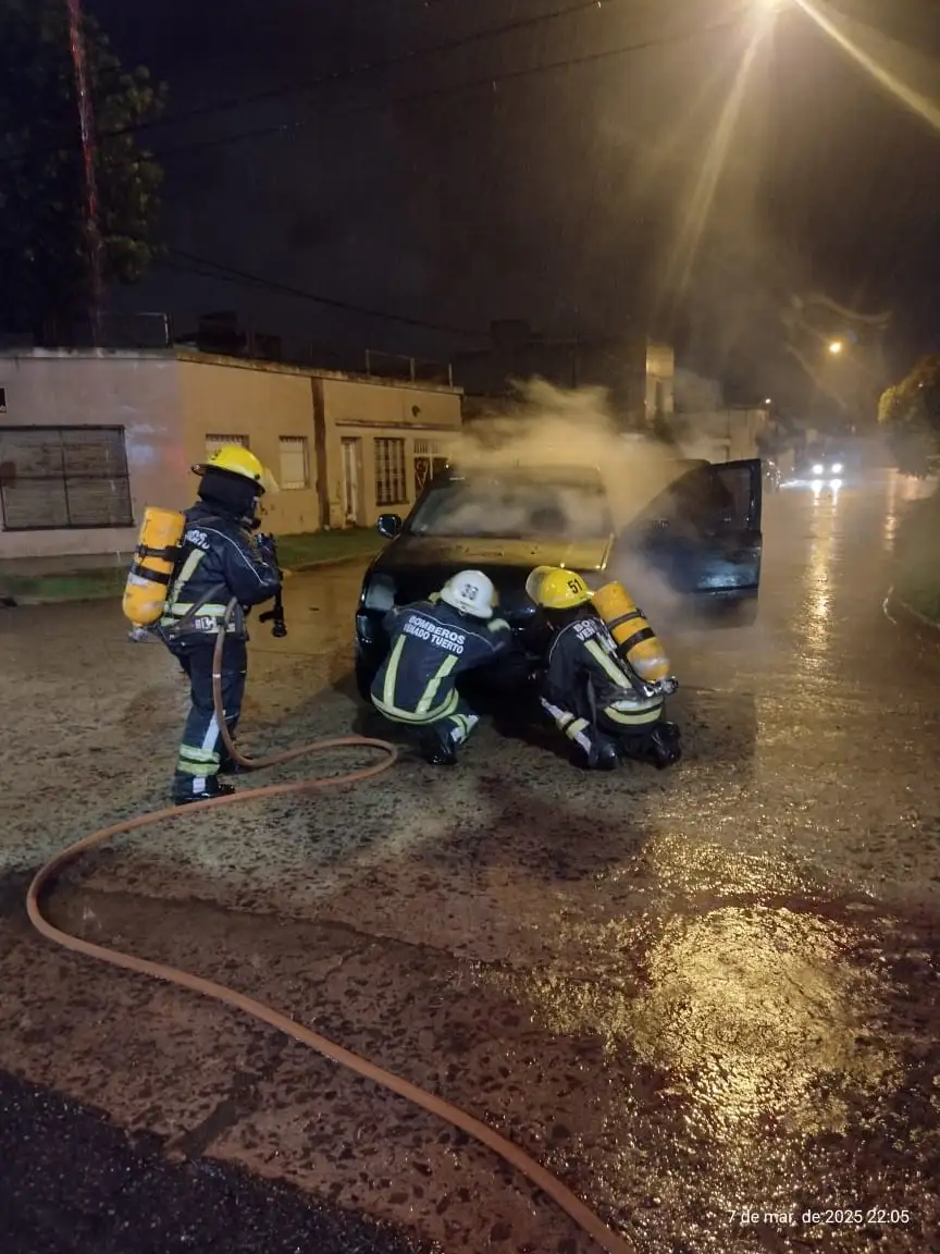 Incendio auto
