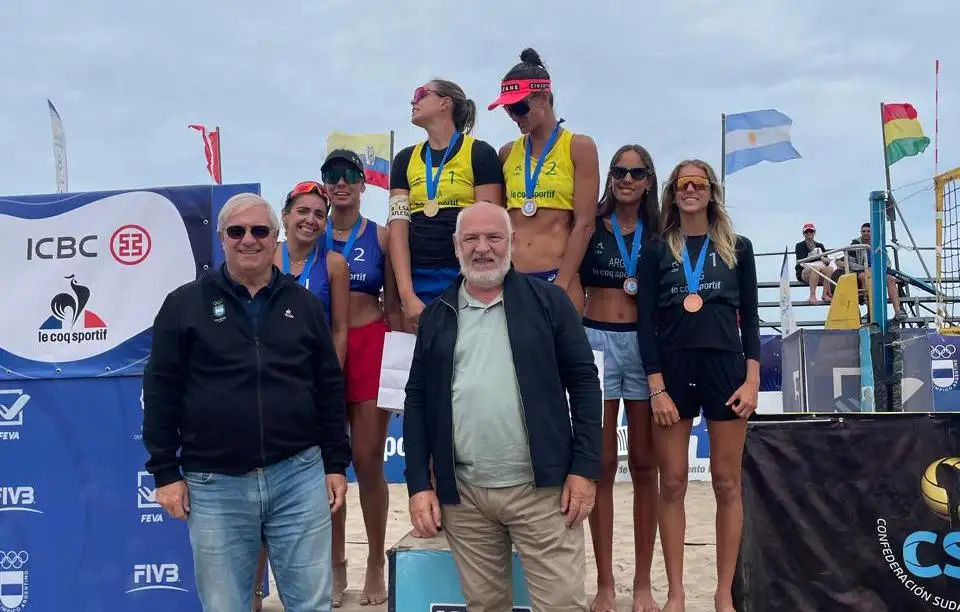 Podio Femenino - Circuito Sudamericano de Beach Volley con Moccia