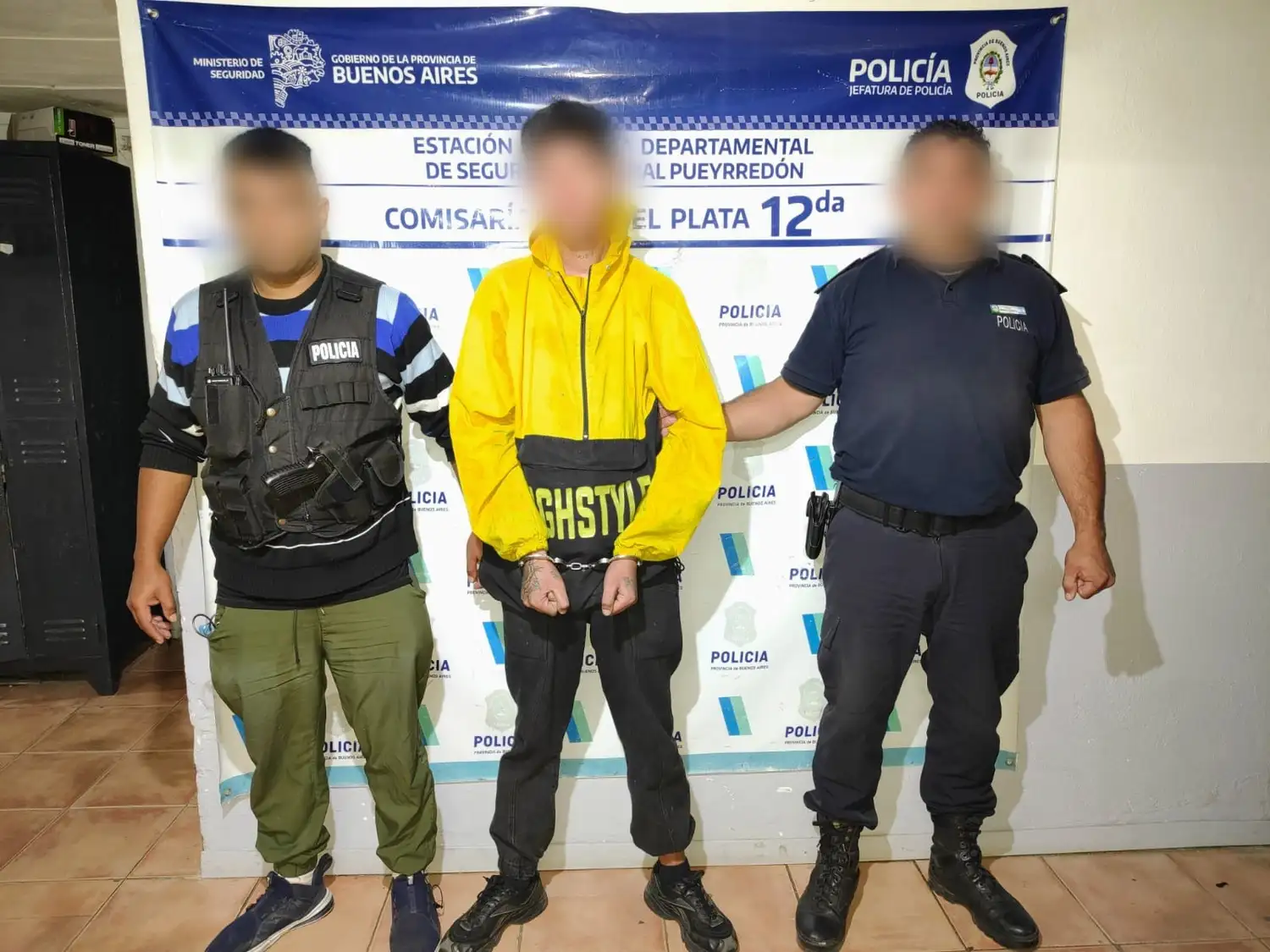 El procedimiento estuvo a cargo del Grupo Táctico Operativo con la colaboración del Comando de Patrullas.