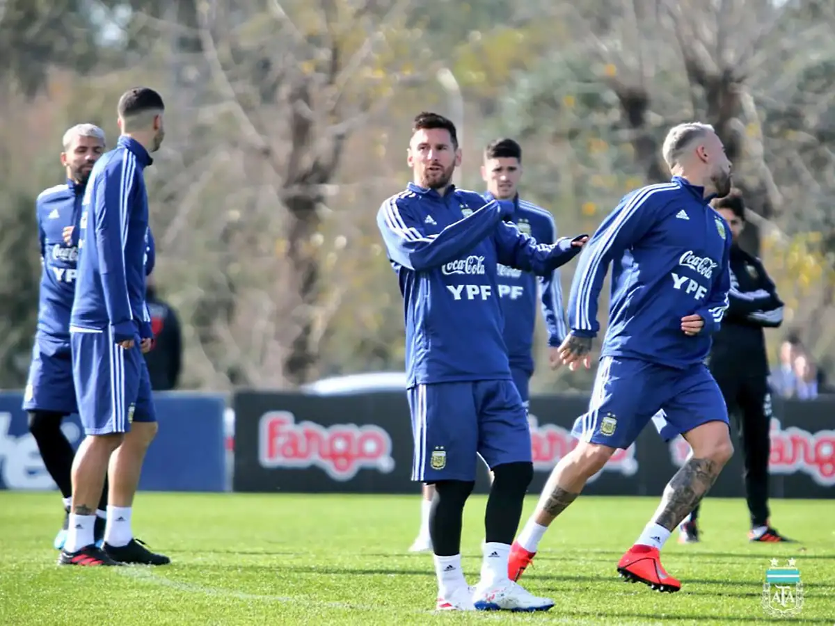 Messi se sumó a la "Albiceleste"