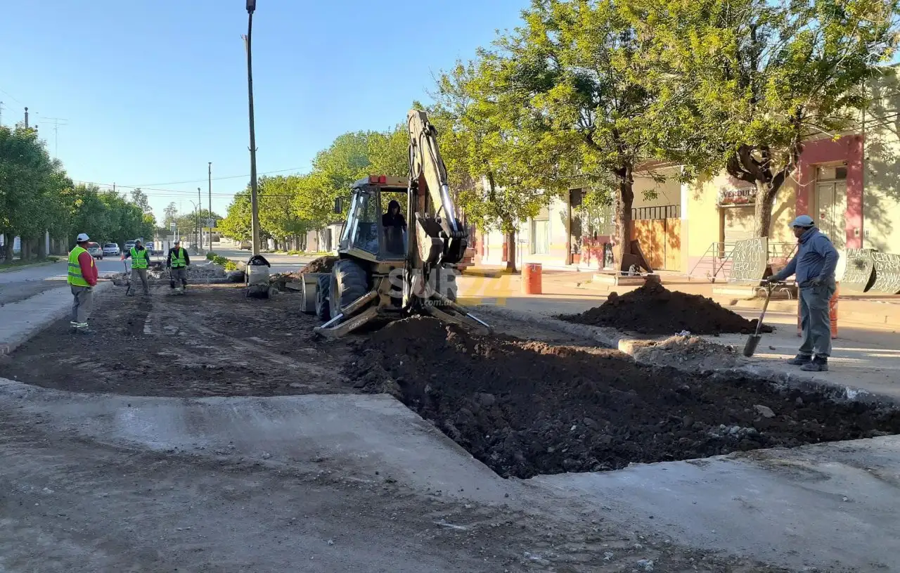 Villa Cañás: el municipio avanza con más obras en la ciudad