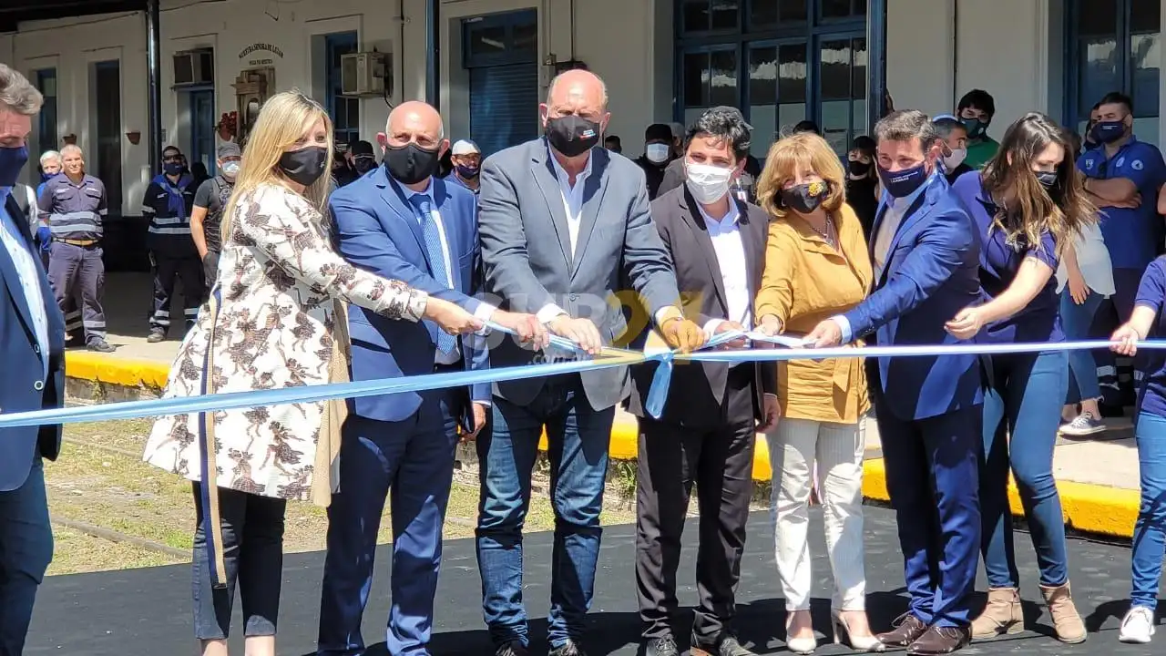Sacnun celebró el regreso del tren a Rufino por la laguna La Picasa 