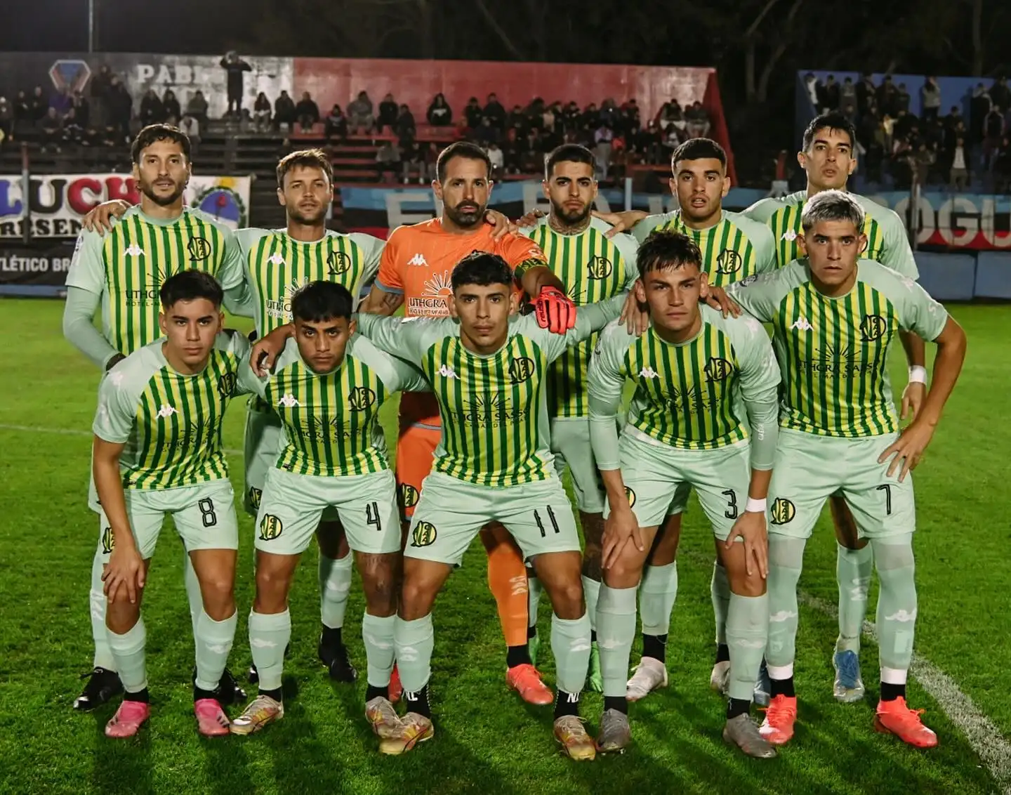 La formación titular del "Tiburon" (FOTO: Prensa Aldosivi)