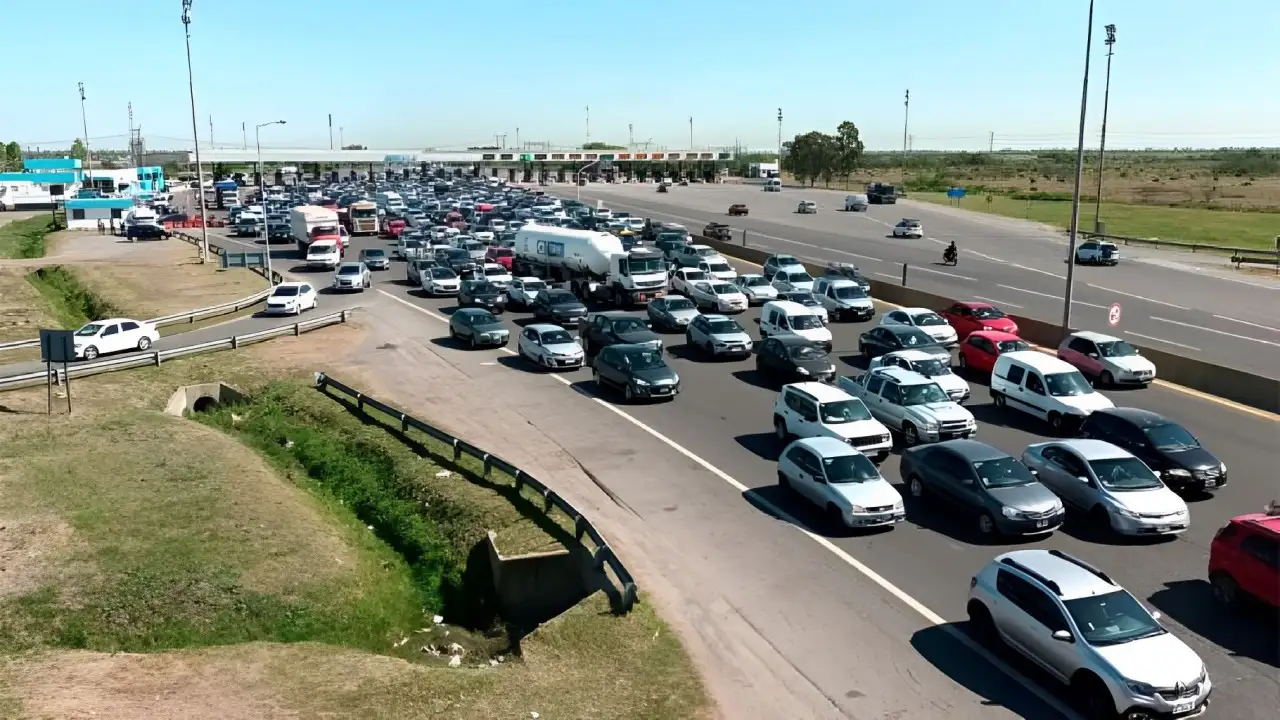 En detalle 2852 vehículos atravesaron por distintos parajes de Ruta 11 y Autovía 2, en dirección a la costa.