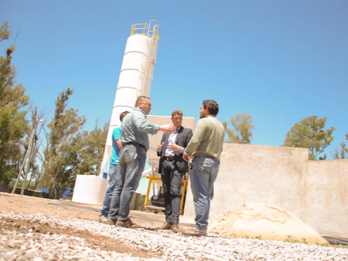 Planta hormigonera: pavimentar el cruce de vía  de Pueyrredón será la primera obra 
